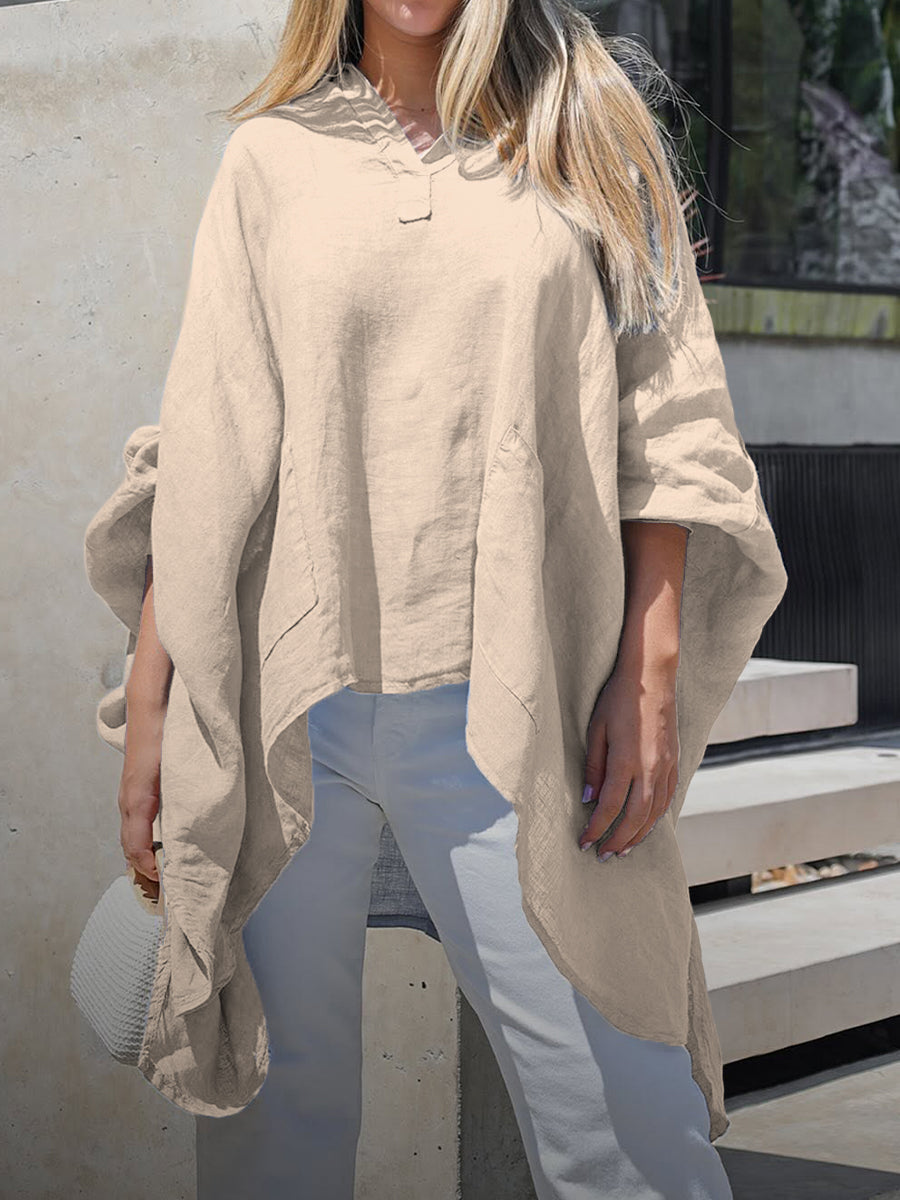 ALICE - Camicia Casual in Cotone e Lino