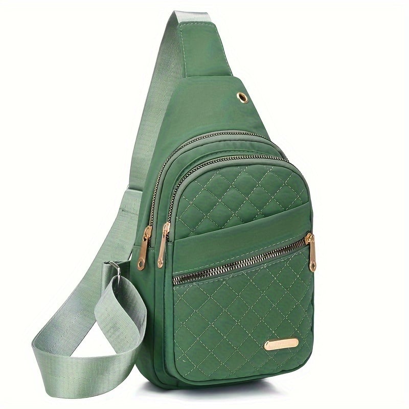 Borsa a tracolla casual da donna, tinta unita, alla moda