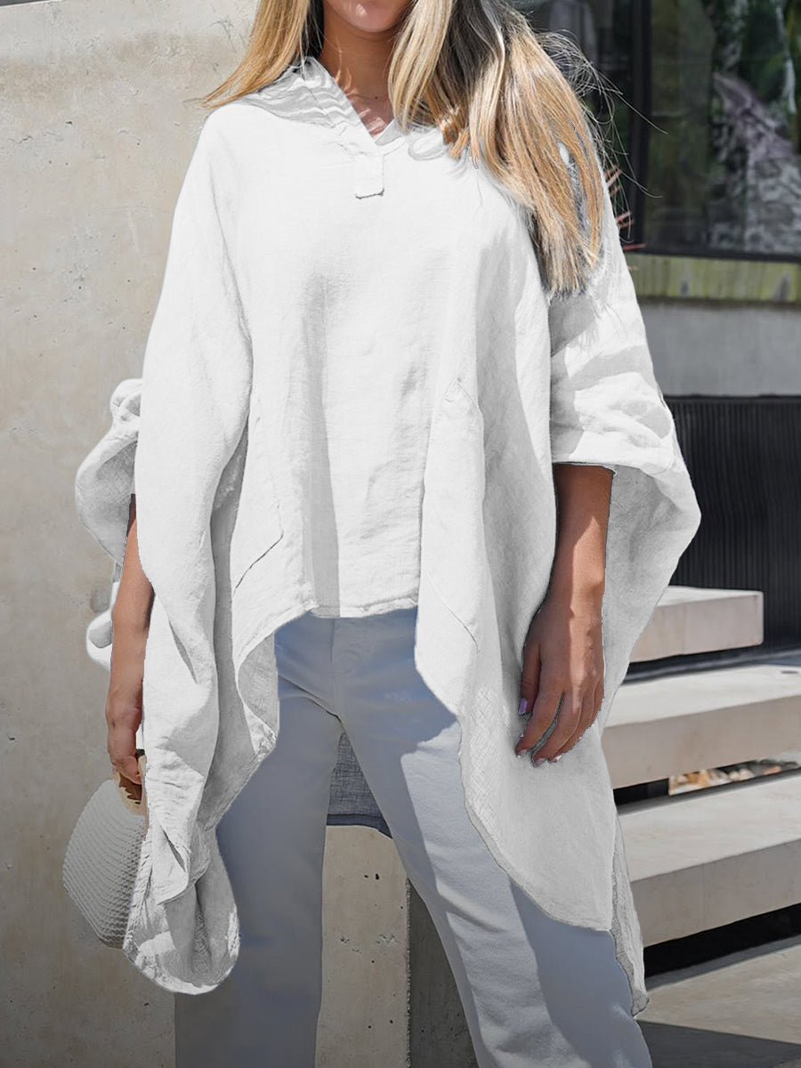 ALICE - Camicia Casual in Cotone e Lino