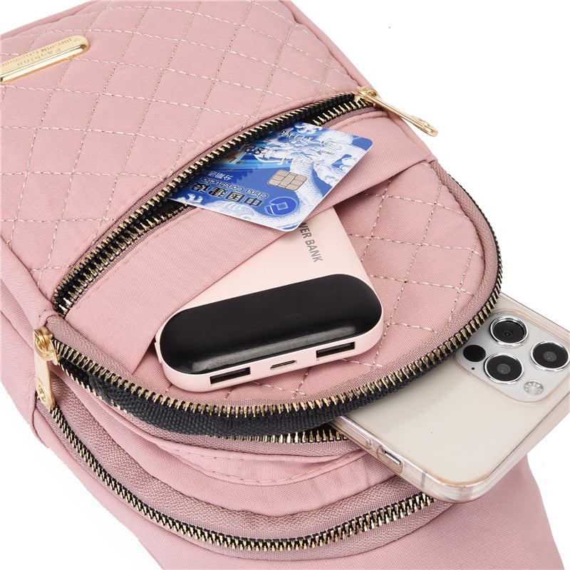 Borsa a tracolla casual da donna, tinta unita, alla moda